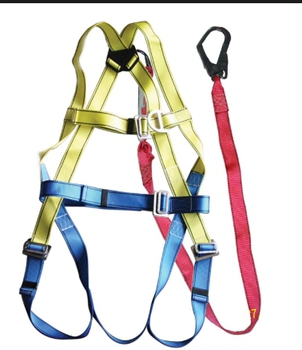 เข็มขัดเซฟตี้ เข็มขัดนิรภัย Safety harness 717 new absorber webbing 1 hook ms 521